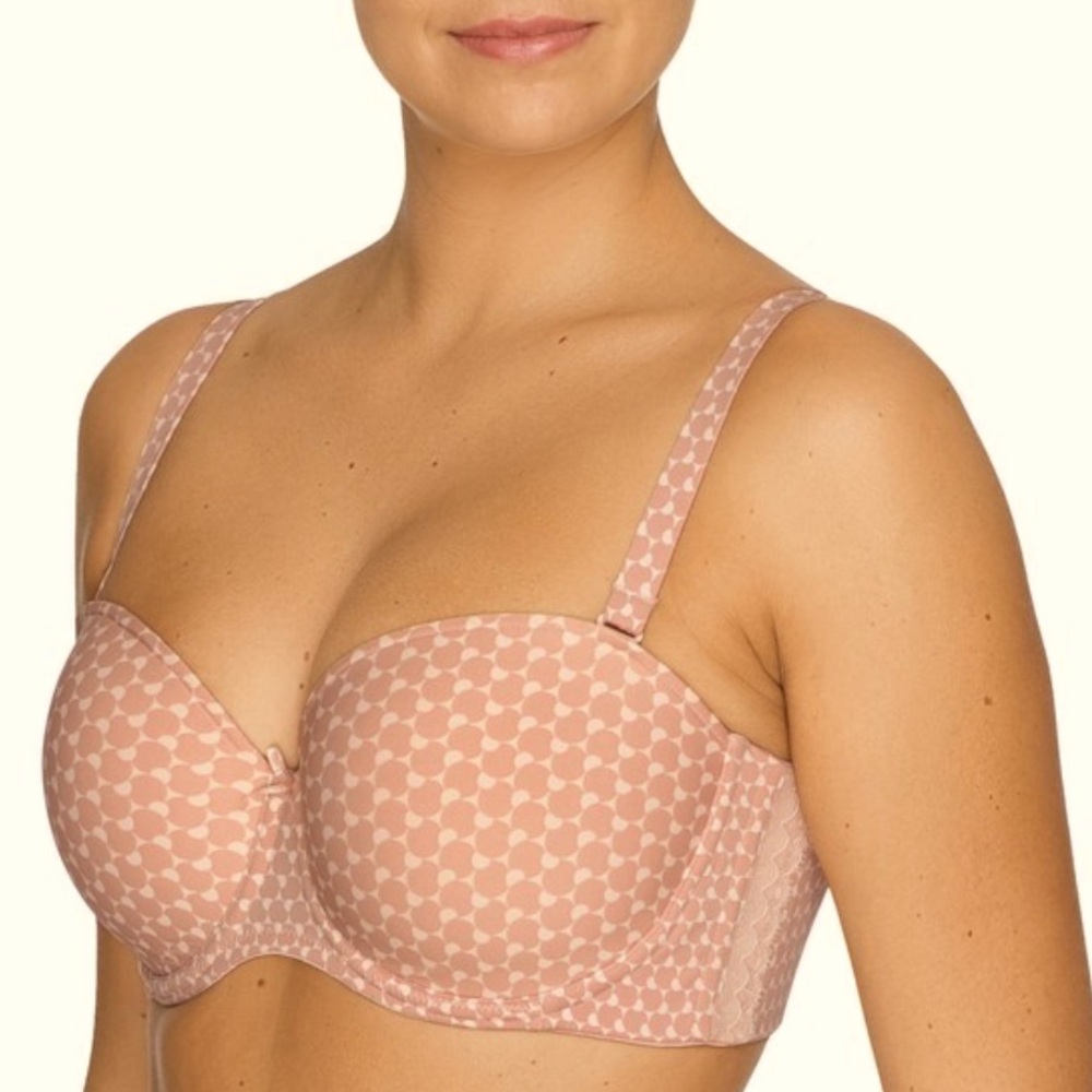 PrimaDonna Twist Happiness color: peachy skin strapless 34D NWT